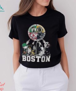 Snoopy Peanuts Characters Boston City Legend Shirt