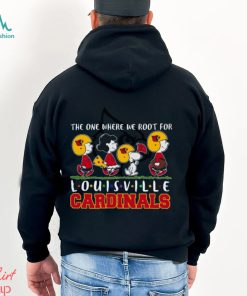 Snoopy Peanuts The One Where We Root For Louisville Cardinals Shirt