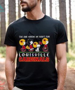 Snoopy Peanuts The One Where We Root For Louisville Cardinals Shirt