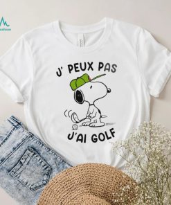 Snoopy Play Golf J, Peux Pas J’ai Golf Shirt