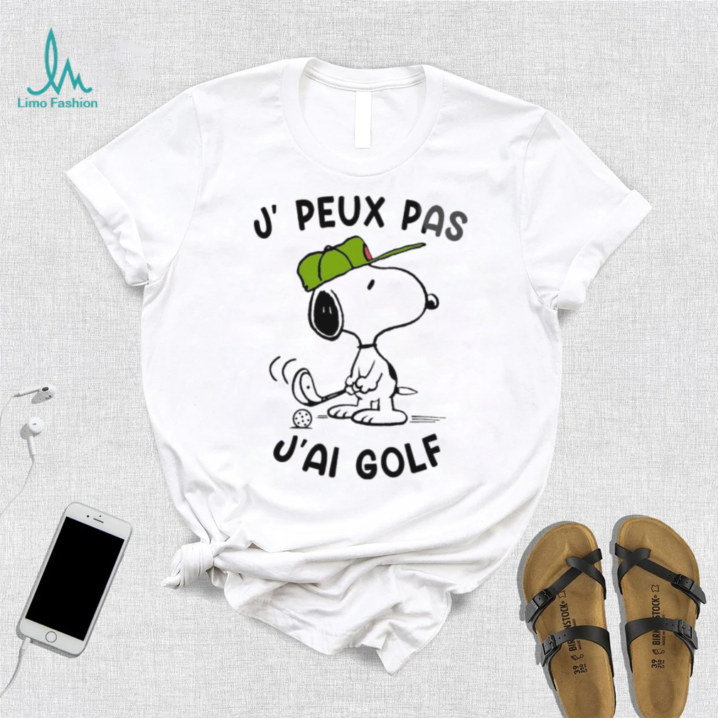 Snoopy Play Golf J, Peux Pas J’ai Golf Shirt Snoopy Play Golf J, Peux Pas J’ai Golf Shirt