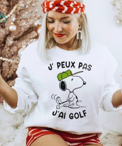 Snoopy Play Golf J, Peux Pas J’ai Golf Shirt, hoodie, sweater, long sleeve and tank top Snoopy Play Golf J, Peux Pas J’ai Golf Shirt
