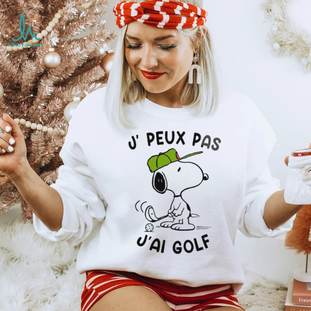 Snoopy Play Golf J, Peux Pas J’ai Golf Shirt Snoopy Play Golf J, Peux Pas J’ai Golf Shirt