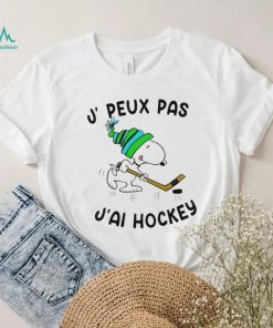 Snoopy Play Hockey J, Peux Pas J’ai Hockey Shirt