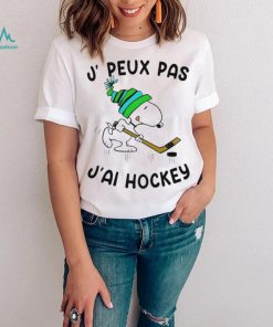 Snoopy Play Hockey J, Peux Pas J’ai Hockey Shirt