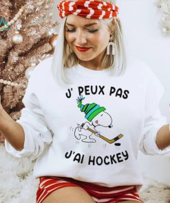 Snoopy Play Hockey J, Peux Pas J’ai Hockey Shirt
