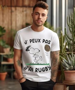 Snoopy Play Rugby J, Peux Pas J’ai Rugby Shirt