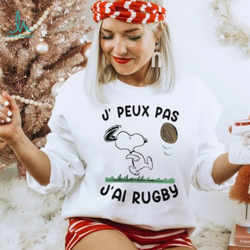 Snoopy Play Rugby J, Peux Pas J’ai Rugby Shirt