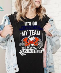 Snoopy Syracuse Orange it’s ok if you don’t like my team not everyone has good taste shirt