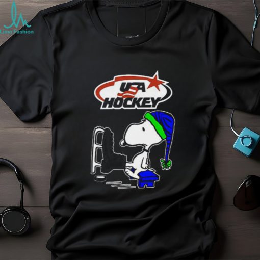 Snoopy USA Hockey Team Captain Shirt