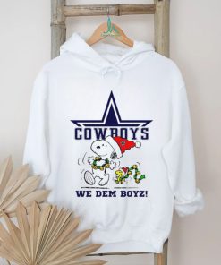 Snoopy Woodstock we Dem Boyz Dallas Cowboys NFL Christmas shirt