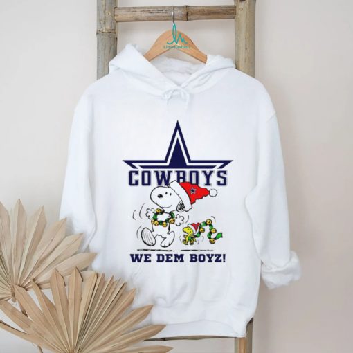 Snoopy Woodstock we Dem Boyz Dallas Cowboys NFL Christmas shirt