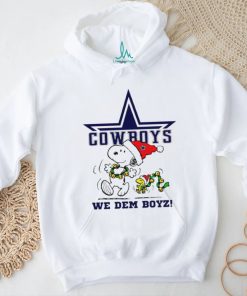 Snoopy Woodstock we Dem Boyz Dallas Cowboys NFL Christmas shirt