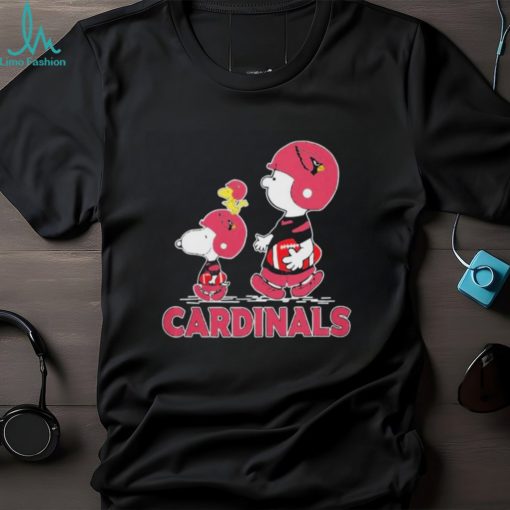 Snoopy and Charlie Brown Arizona Cardinals football shirt
