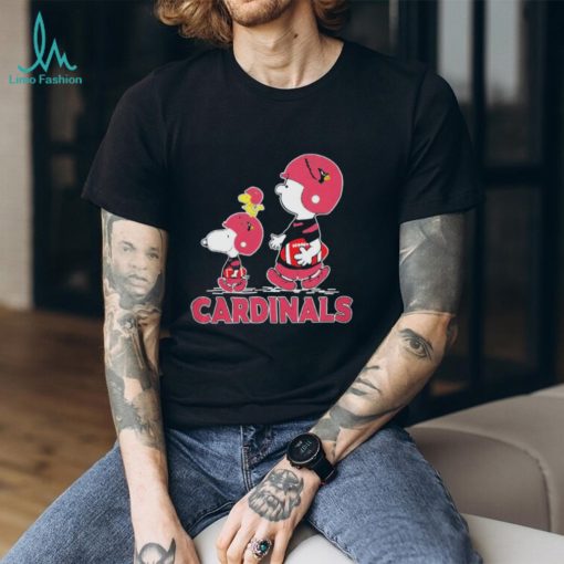 Snoopy and Charlie Brown Arizona Cardinals football shirt