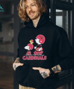 Snoopy and Charlie Brown Arizona Cardinals football shirt