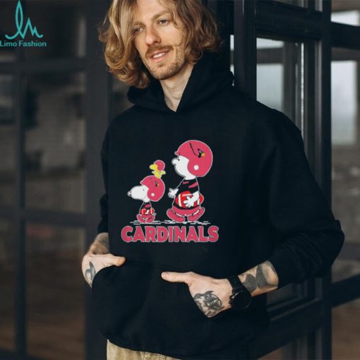Snoopy and Charlie Brown Arizona Cardinals football shirt