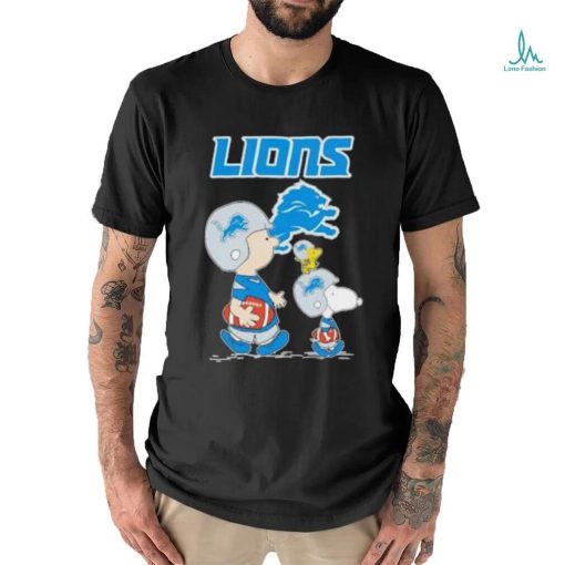 Snoopy and Charlie Brown Detroit Lions Peanut Shirt