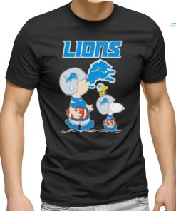 Snoopy and Charlie Brown Detroit Lions Peanut Shirt