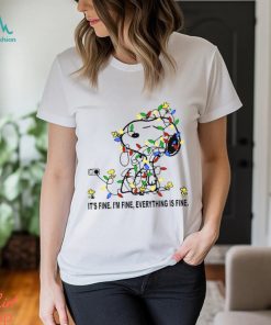 Snoopy everything is fine shirt