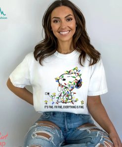 Snoopy everything is fine shirt, hoodie, sweater, long sleeve and tank top Snoopy everything is fine shirt