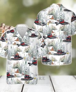 Snow groomer Christmas Hawaiian Shirt