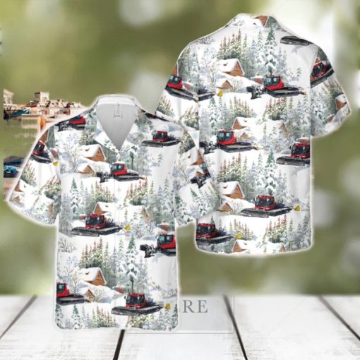 Snow groomer Christmas Hawaiian Shirt