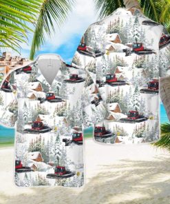 Snow groomer Christmas Hawaiian Shirt