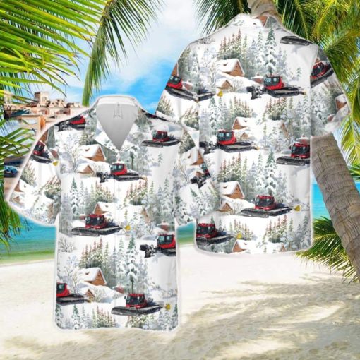 Snow groomer Christmas Hawaiian Shirt