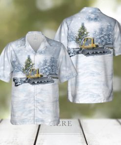 Snowcat Bombardier Br275 Snow Groomer Christmas Hawaiian Shirt