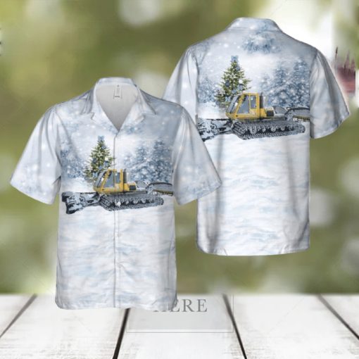 Snowcat Bombardier Br275 Snow Groomer Christmas Hawaiian Shirt