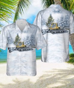 Snowcat Bombardier Br275 Snow Groomer Christmas Hawaiian Shirt