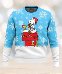 Snowy Christmas Snoopy Ugly Christmas Sweater Xmas 3D Printed Christmas Sweater Gift