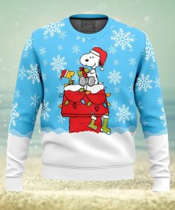 Snowy Christmas Snoopy Ugly Christmas Sweater Xmas 3D Printed Christmas Sweater Gift