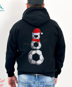 Soccer Snowman Apparel, Funny Santa Christmas Men Boys Kids T Shirt