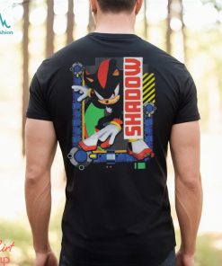 Sonic The Hedgehog Boys Black Shadow Character Print T Shirt