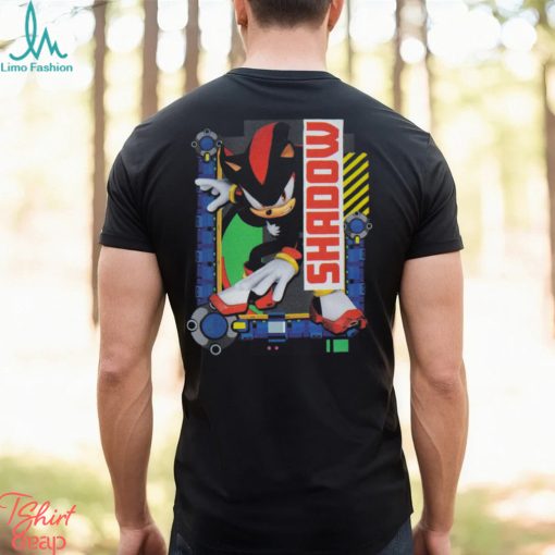 Sonic The Hedgehog Boys Black Shadow Character Print T Shirt