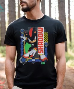 Sonic The Hedgehog Boys Black Shadow Character Print T Shirt