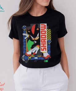 Sonic The Hedgehog Boys Black Shadow Character Print T Shirt