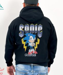 Sonic The Hedgehog Game On Black Men's Short Sleeved T Shirt