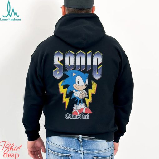 Sonic The Hedgehog Game On Black Men's Short Sleeved T Shirt