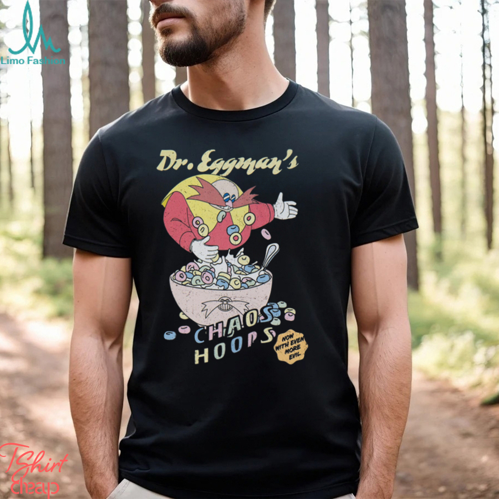 Sonic the Hedgehog Mens Chaos Hoops Black Short Sleeved T Shirt Sonic the Hedgehog Mens Chaos Hoops Black Short Sleeved T Shirt