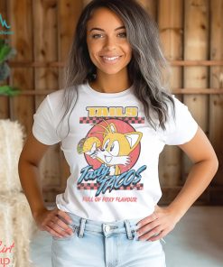 Sonic the Hedgehog Tasty Tacos Adults White Short Sleeved T Shirt
