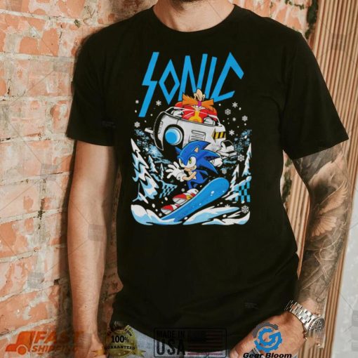 Sonic the hedgehog snow slayer metal graphic shirt