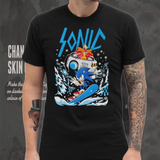 Sonic the hedgehog snow slayer metal graphic shirt
