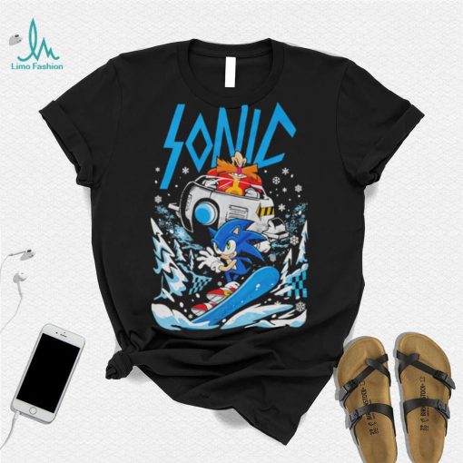 Sonic the hedgehog snow slayer metal graphic shirt