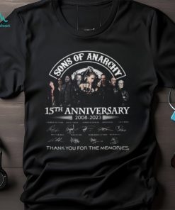 Sons Of Anarchy 15th Anniversary 2008 – 2023 Thank You For The Memories T Shirt