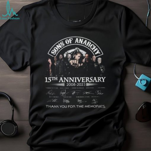 Sons Of Anarchy 15th Anniversary 2008 – 2023 Thank You For The Memories T Shirt