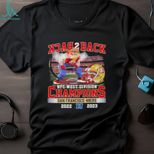 Sourdough Sam 49ers Mascot Back 2 Back NFC West Division Champions 2022 2023 Shirt