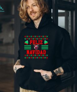 South Bend Cubs Feliz Navidad Ugly Christmas Shirt, hoodie, sweater, long sleeve and tank top South Bend Cubs Feliz Navidad Ugly Christmas Shirt